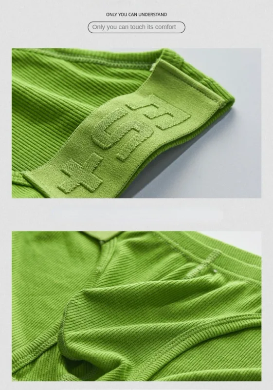 Herrenunterwäsche, einfarbig, niedrige Taille, schweißabsorbierend, großer U-konvexer Beutel, sexy Herren-Slips — image 11