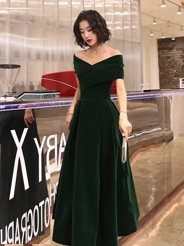 Lautaro Spring Long Luxury Elegant Wine Red Soft Velvet Evening Party Wedding Dresses for Women 2022 Off Shoulder Maxi Dress — image 9