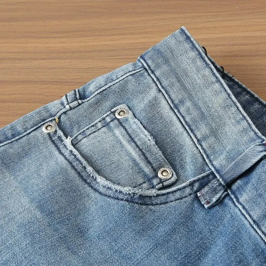 بنطلون جينز من قماش الدنيم المغسول بوزن 13oz من Kiten — image 4