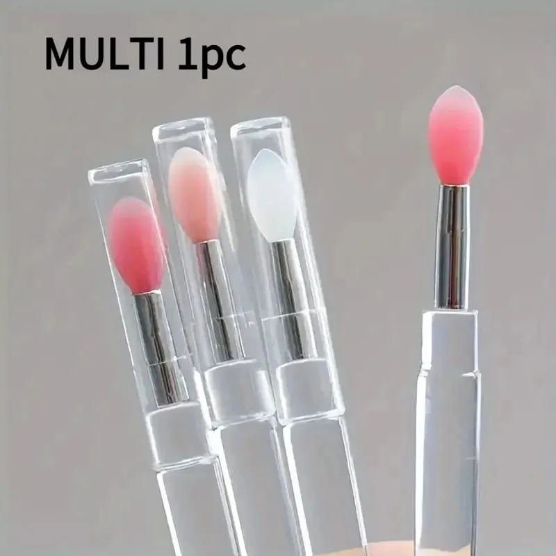 1/3PCS แบบพกพาซิลิโคนแปรงลิปสติก Soft Multifunctional Lip Balm Applicator ลิปสติก Lipgloss แปรงแต่งหน้า — image 10