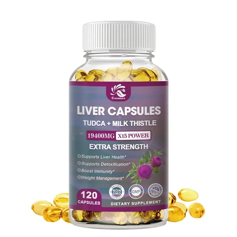 Greensure Organic Milk Thistle Extract Capsule | Dandelion | Artichoke Extract | Beet Root | - 60/120 Capsules — image 8