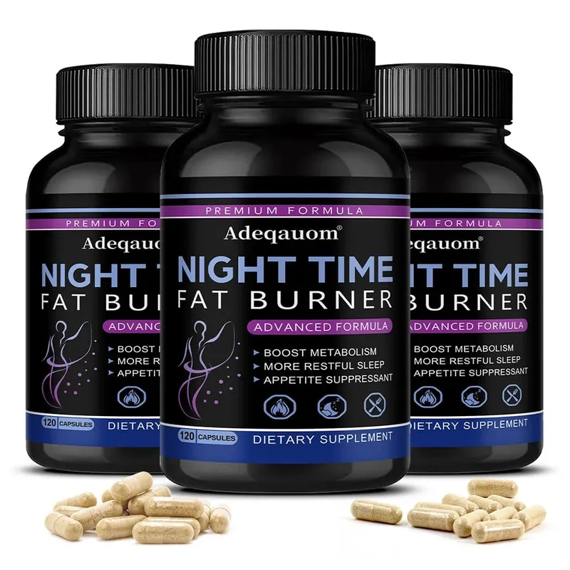 Nighttime Fat Burner Support Capsules Supports Gentle Metabolism Digestive Wellness & Restful Sleep Natural Supplement — image 9
