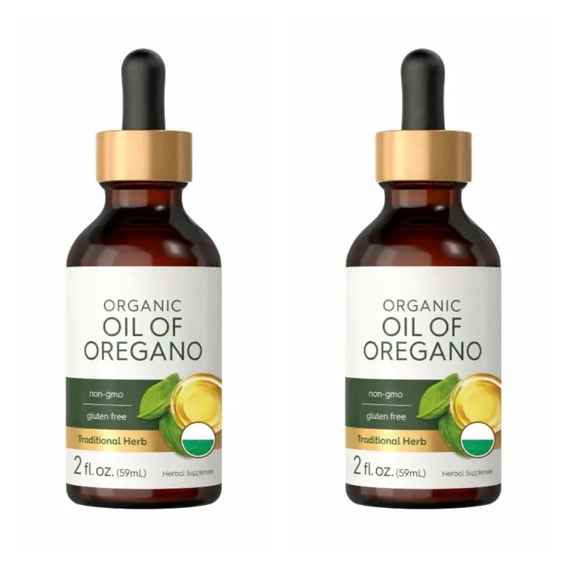 Organický olej z oregana Tekuté kapky Veganský bylinný doplněk Zdraví Non-GMO Bezlepková denní nutriční podpora 60 ml na láhev