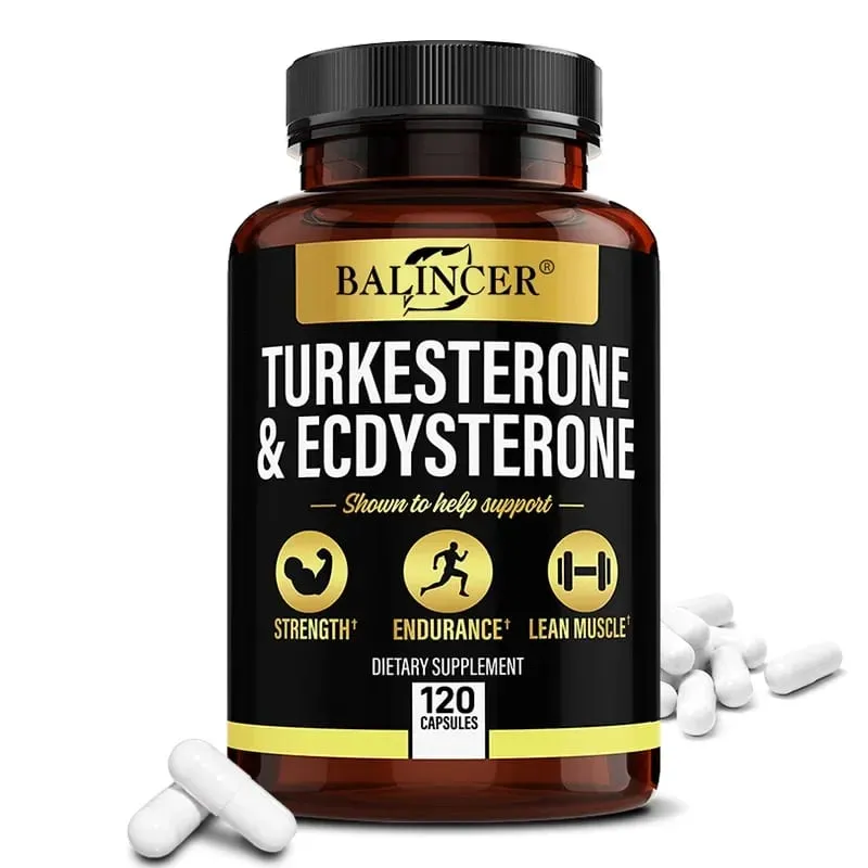Suplemento de perusterona e ecdisterona - 1000 mg - Melhora a resistência ao exercício suplementação desportiva massa muscular