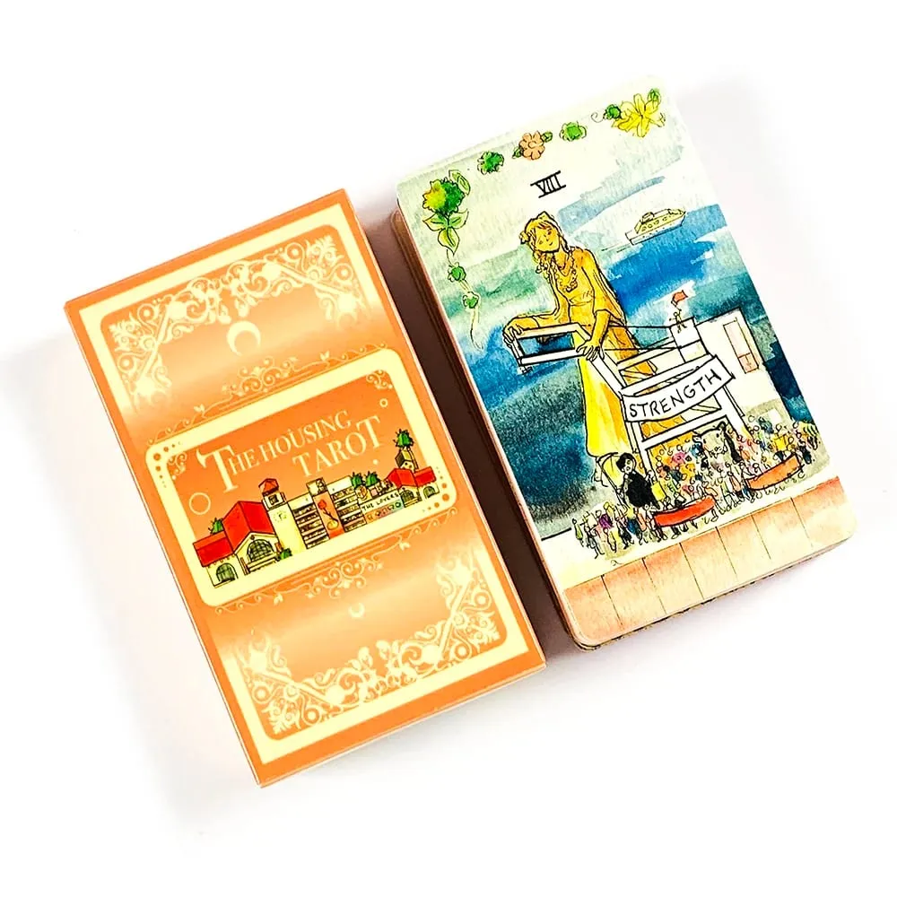 L'alloggiamento Tarocchi 78 carte Versione inglese Divinazione Giochi da tavolo Gioco di carte Riunioni di famiglia Intrattenimento Tarocchi — image 1