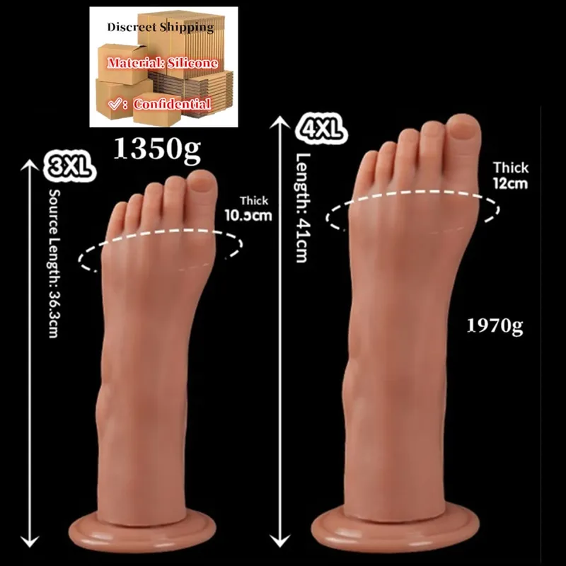 Styl nohou Anální kolík Velký silikonový zadek Hluboká masturbátor Dildo Dildo Stimulátor Anální Dildo Sexuální hračka pro dospělé pro ženy 성인용품 — image 11
