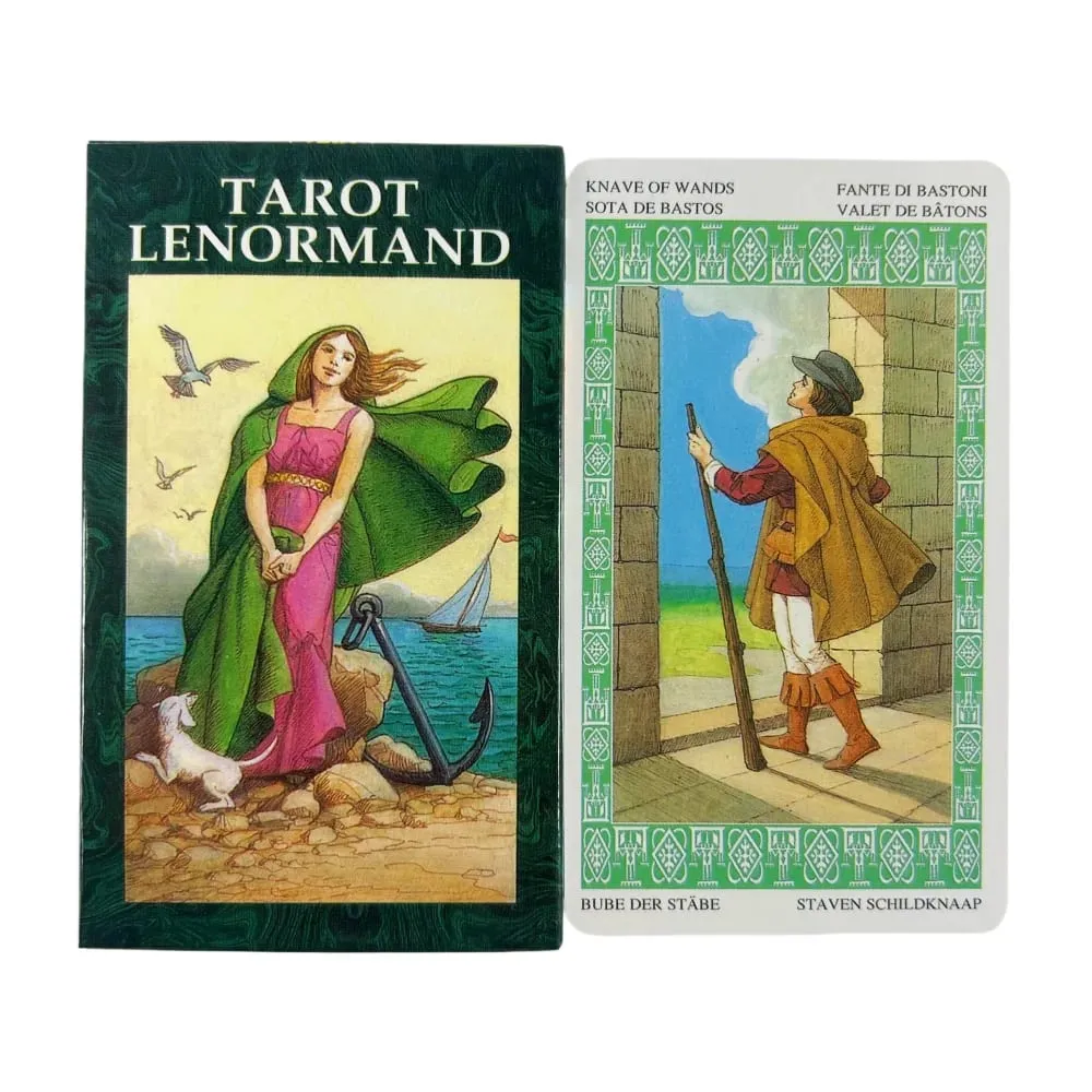 Tarotový balíček Lenormand se 78 kartami 10,3*6 cm Věštění nástroj pro věštění – vícejazyčný — image 2