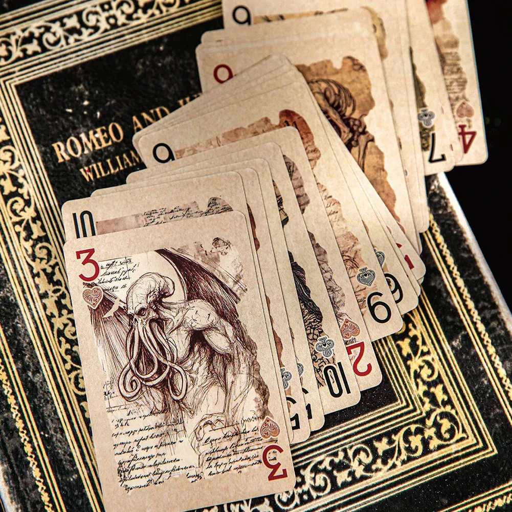 Untuk Cthulhu Mythos Playing Cards Kad Bergambar Raksasa Bernilai Tinggi untuk Perhimpunan Rakan Kad Permainan Papan Kad Poker — image 1