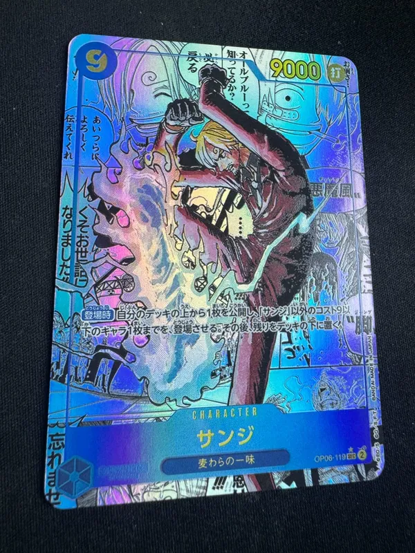 ONE PIECE Roronoa Zoro Monkey D. Luffy DIY Homemade Collection Card English Japanese Version Toys Christmas Birthday Gift — image 23
