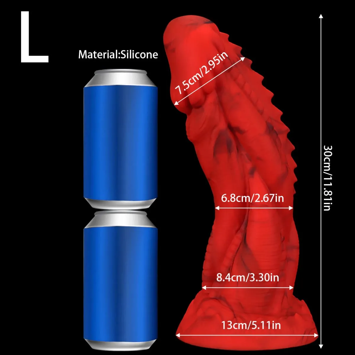 Huge Big Large Anal Plug Dragon Monster Long Anal Dildo Anal stretching dialator Butt Plug Adult Sex Toys For women Men Gay — image 3
