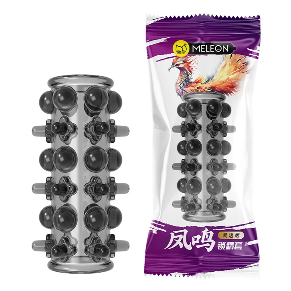 Extension Penile Sleeve Elastic G Spot Cock Ring With Beads For Men Delay Ejaculation Erection Semen Lock Ring Adult Sex Toys — image 3