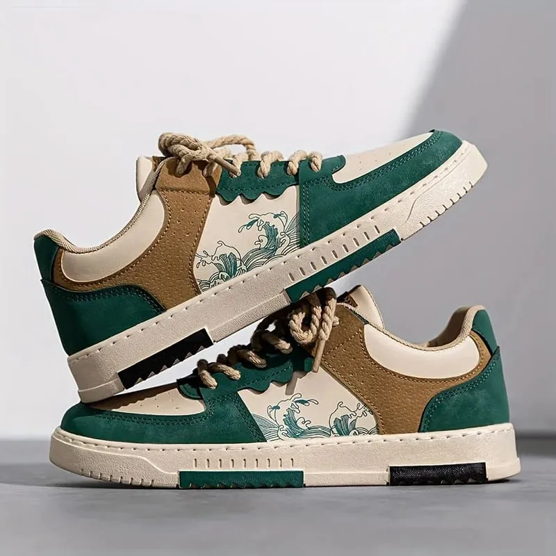 Sneakers casual in pelle da uomo scarpe vulcanizzate impermeabili uomo comode sneakers primaverili scarpe Casual da uomo taglie forti