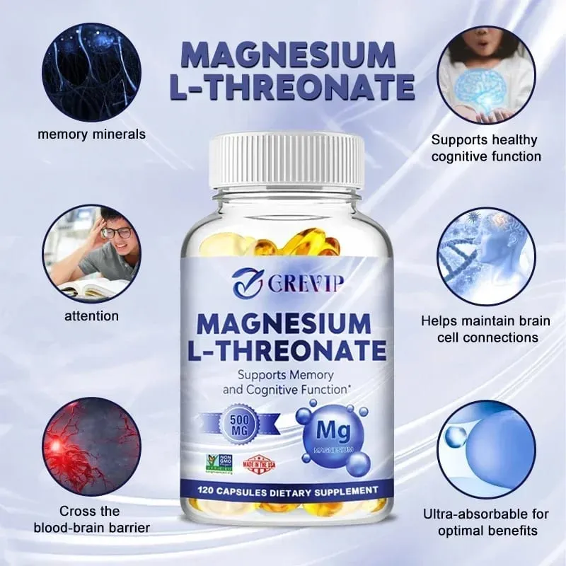 Magnezyum L-Treonat - Hafıza Bilişini, Stres Gidermeyi ve Uyku Kalitesini Artırın — image 5