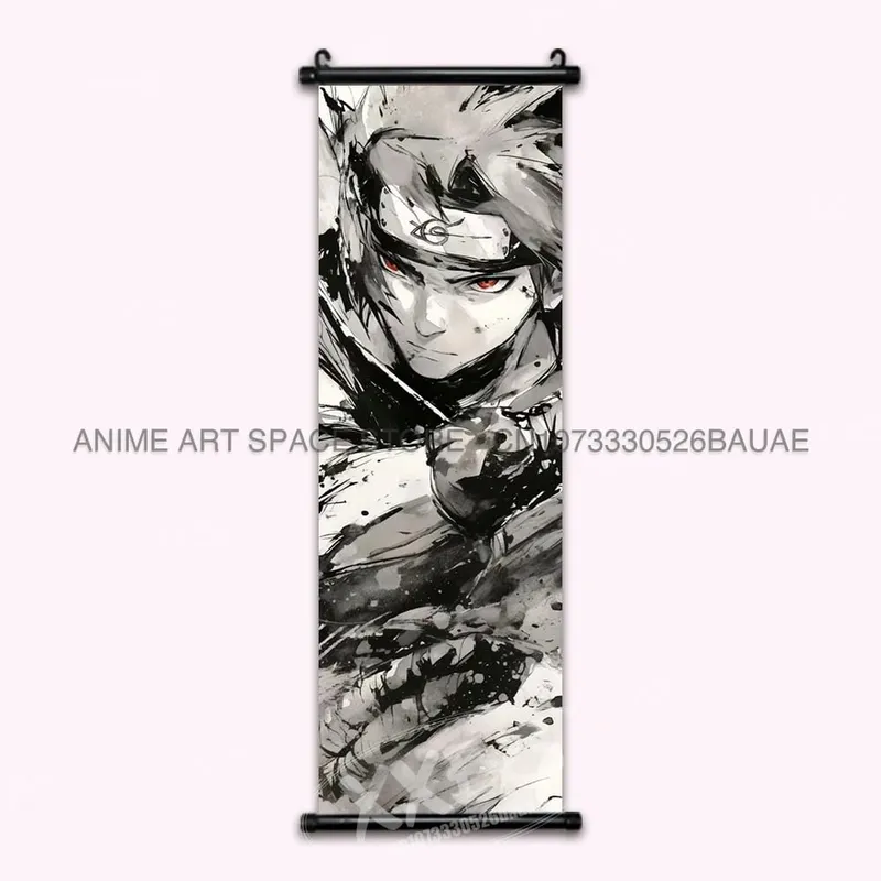 Anime Naruto Appeso Pittura Hatake Kakashi Wall Art Scrolls Immagine Uchiha Sasuke Home Decor Canvas Poster Haruno Sakura Murale — image 22