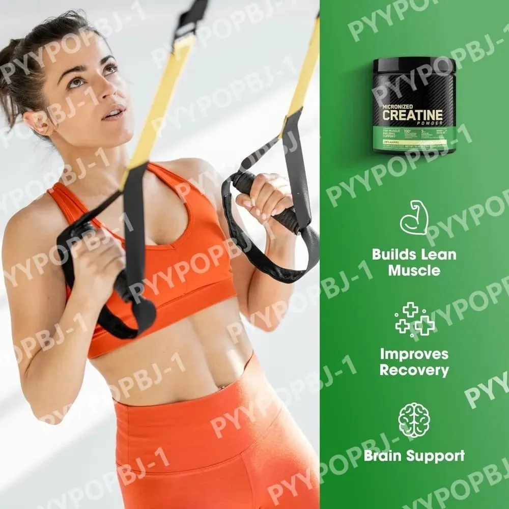 Micronized Creatine Monohydrate Powder Unflavored 60 เสิร์ฟ 300 กรัมบรรจุภัณฑ์อาจแตกต่างกันไป