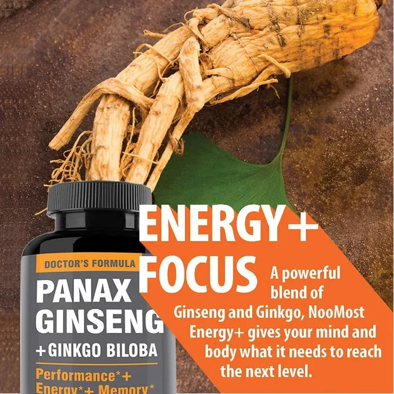โสม + สารสกัดจากแปะก๊วย Biloba - ช่วยปรับปรุงพลังงานและความมีชีวิตชีวา ต่อต้านริ้วรอย ความจำ สมองและสุขภาพการมองเห็น — image 5