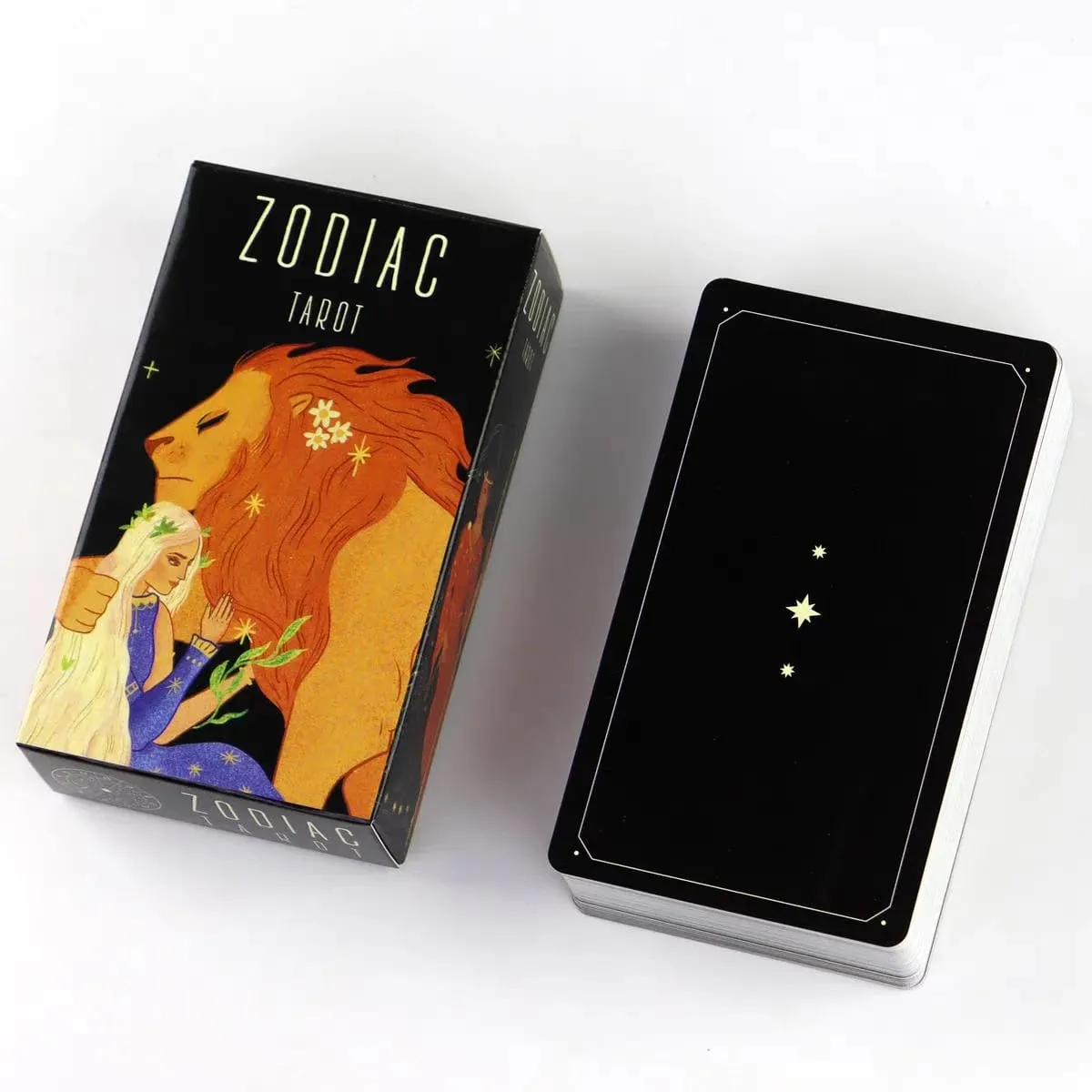 Zodiac Tarot Cards 78 PCS Astrology Constellation Star Sign Tarot Deck Divination Horoscope Star Fortune Telling Oracle Gift — image 4