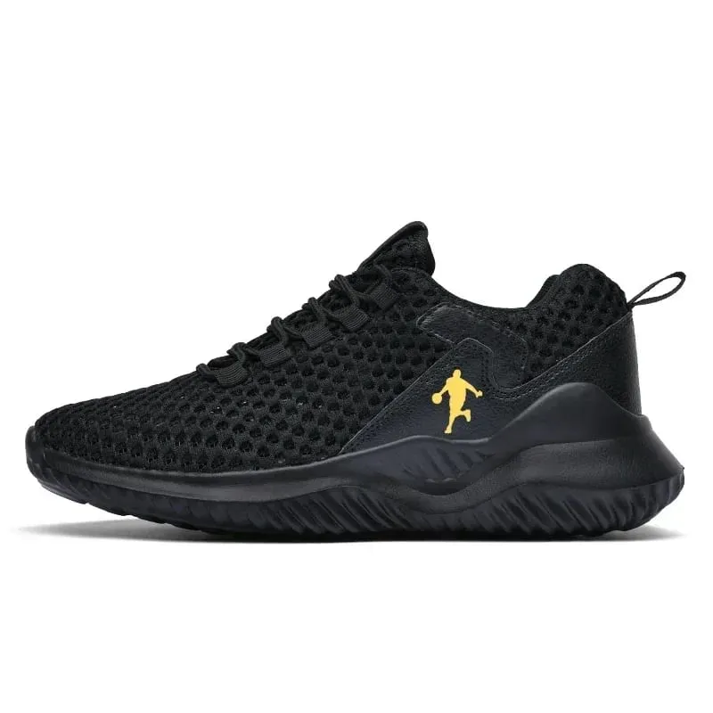 Männer Turnschuhe Lightwhite Atmungsaktive Laufschuhe für Männer Mesh Sommer Lace-Up Outdoor Wanderschuh Zapatillas De Deporte