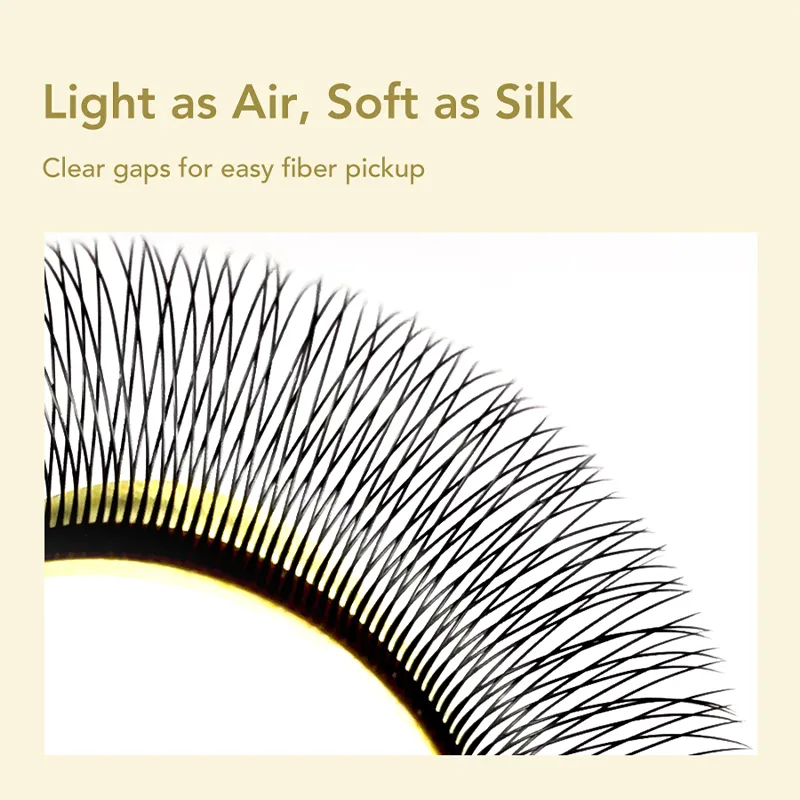 Extension de cils 2D Y à pointe unique, faux-cils en vison plus denses et plus doux, éventails préfabriqués en forme de Y pour outils de maquillage — image 5