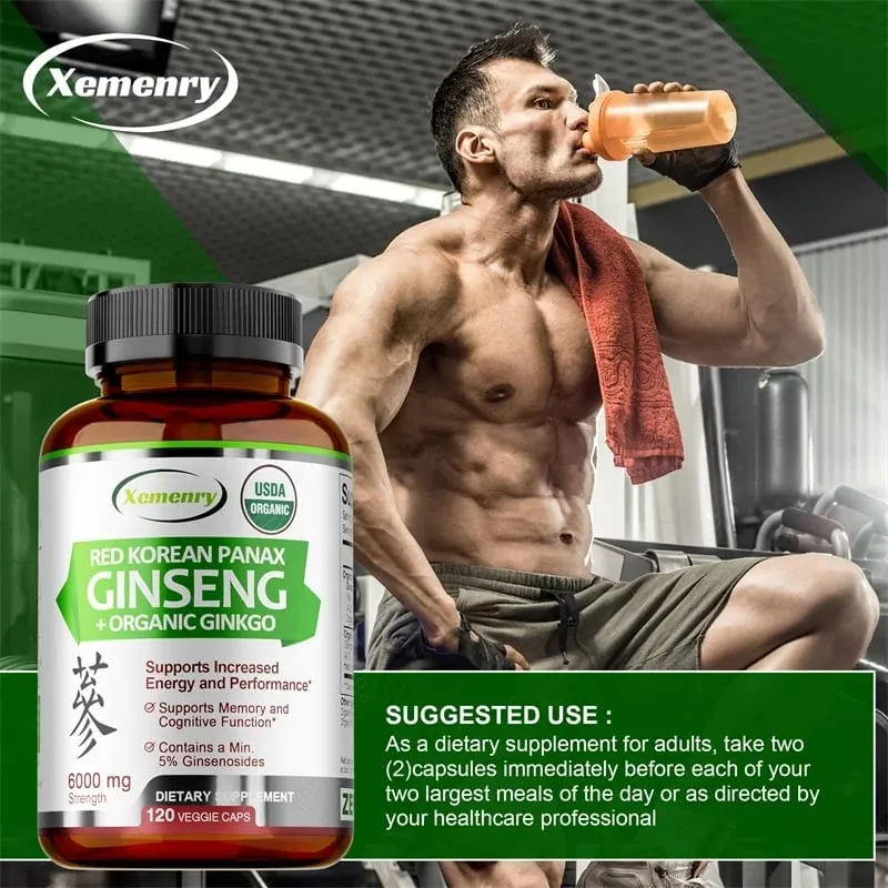 Ginseng Panax rouge coréen – Augmente la masse musculaire, stimule la production d'énergie, améliore l'humeur, augmente l'endurance et les performances. — image 6