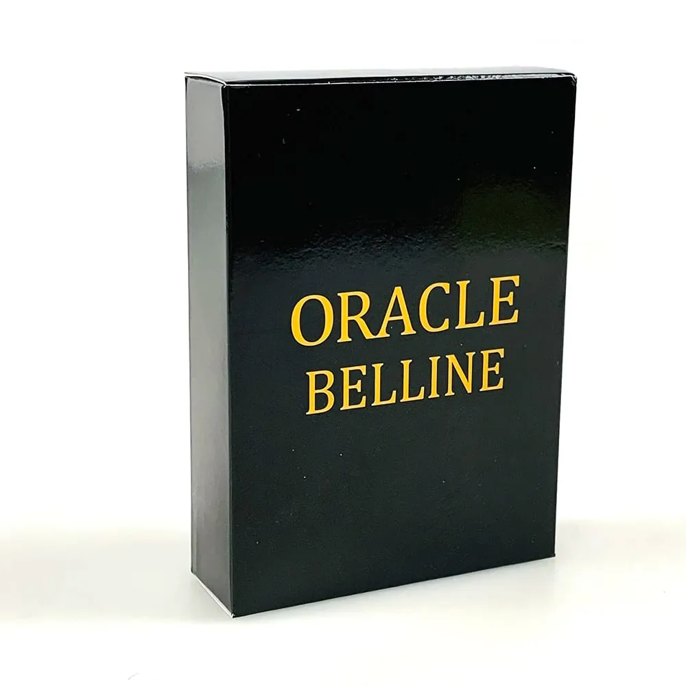 Cartes Oracle Belline Version française Cartes Oracle de divination de fortune Cartes de lecture psychique mystérieuse Jeu pour instruction papier