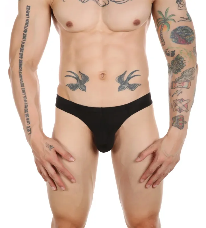 Sexy Men's Thongs Underwears Ultra-thin Thong G Strings Pouch Ice Silk Tanga Hombre Sexy Gay Underpants Breathable Briefs Men — image 28