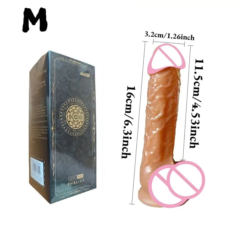 Realistic Dildo with Suction Cup Waterproof Silicone Penis G-Spot Vagina Stimulator Female Masturbator Anal 18+ Adult Sex Toys