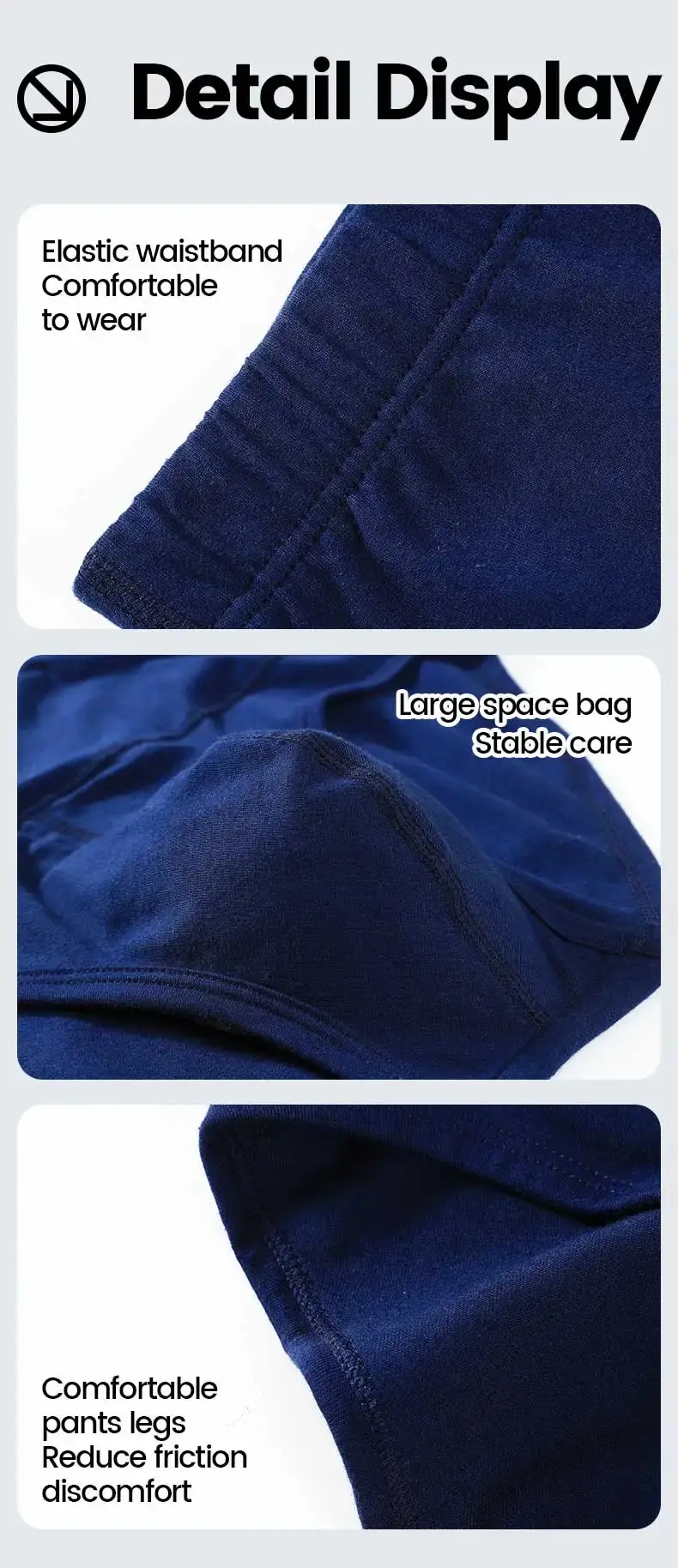 Caleçon en coton pour hommes, taille haute, amincissant, protège la taille, chaleur améliorée, caleçon court pour vêtements de sport en surpoids — image 8