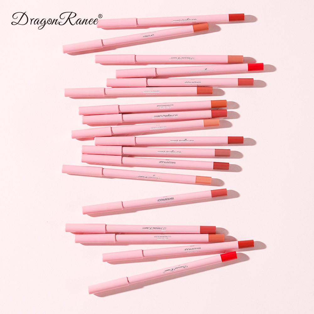Pelapik Bibir Matte Kalis Air dalam Pes Kacang Warna Lip Plumping Gincu Pen Pelapik Bibir Tidak Pudar Kalis Air dan Peluh Tahan Lama Matte Lip Liner Pen Gincu Bibir Montok Satu Saat — image 5
