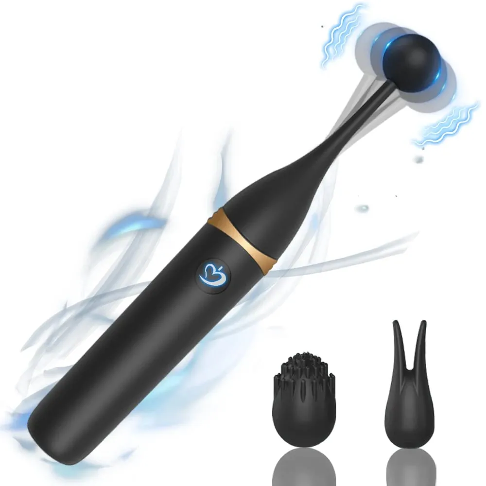 Potente stimolazione del clitoride a 10 frequenze vibratore del punto G 3 testa di ricambio massaggiatore per masturbazione giocattoli sessuali per adulti femminili — image 1
