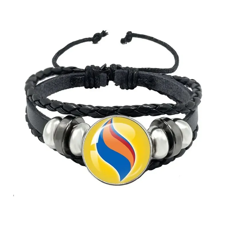 Llavero Pokémon Mega Stone, periférico de animé, creatividad, moda exquisita, hebilla de cuerda de cuero negro, tendencia — image 31