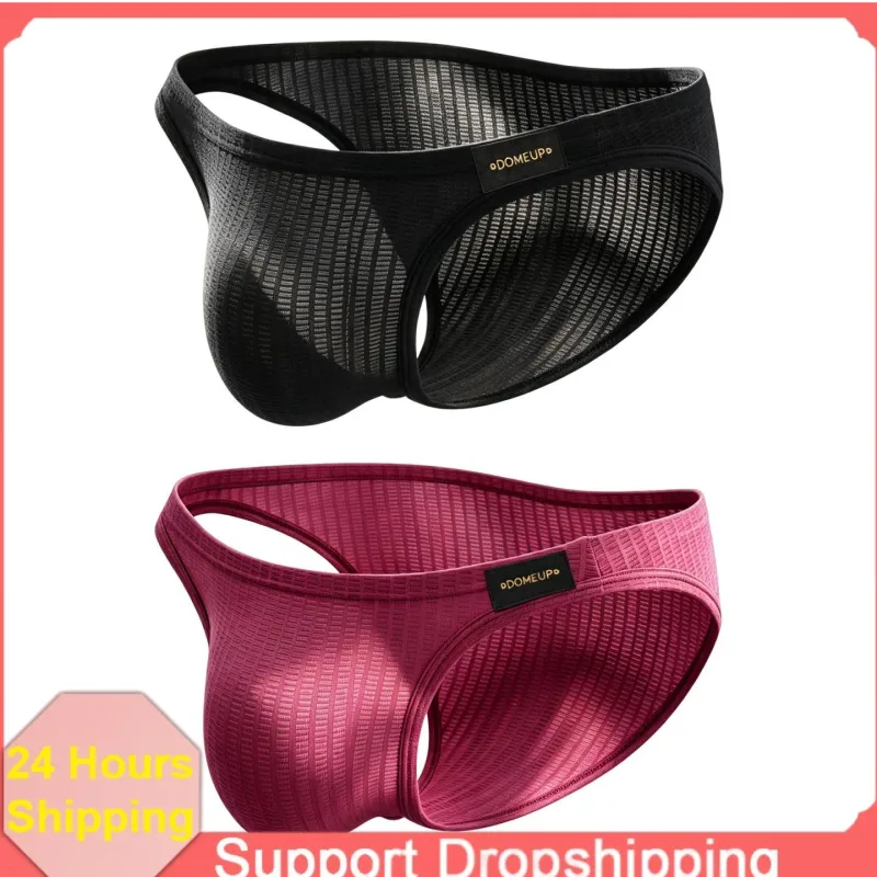 Quần Lót Nam Gân Họa Tiết Nam Ngắn Nylon Elastane Quần Lót Nhẹ Mỏng Thoải Mái Nam Tam Giác Quần Lót M‑XXL — image 21