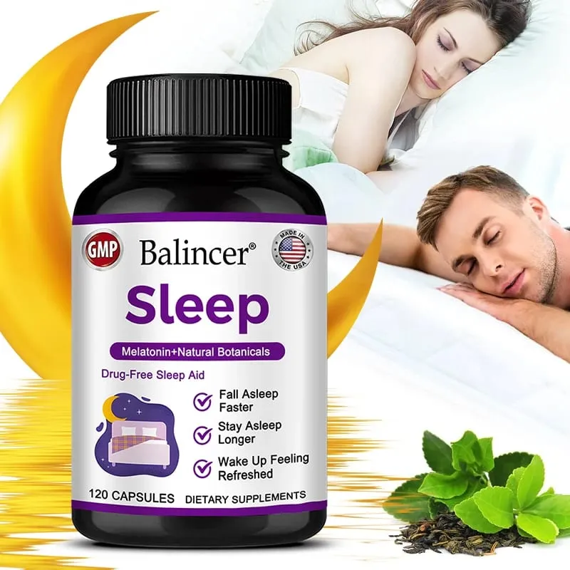 Valerian Root - Support for Calm & Relaxation To Prepare for Sleep Nervous System Health with Melatonin Extract 120 Capsules — image 1