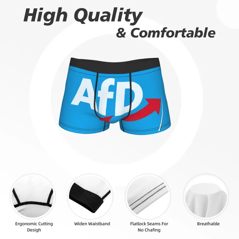 Alternative Afd Germany Shorts Briefs Underwear High Quality Man Novelty Boxershorts Printing Plus Size Panties — image 5