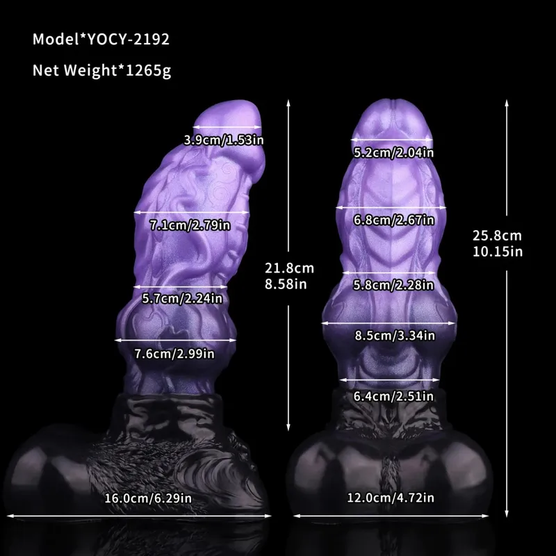 Monster Dragon Pik Anal Dildoer Dobbeltlag Penis Vaginal Anus Masturbator Silikone Sexlegetøj Til Voksne Kvinder Mænd Flirter