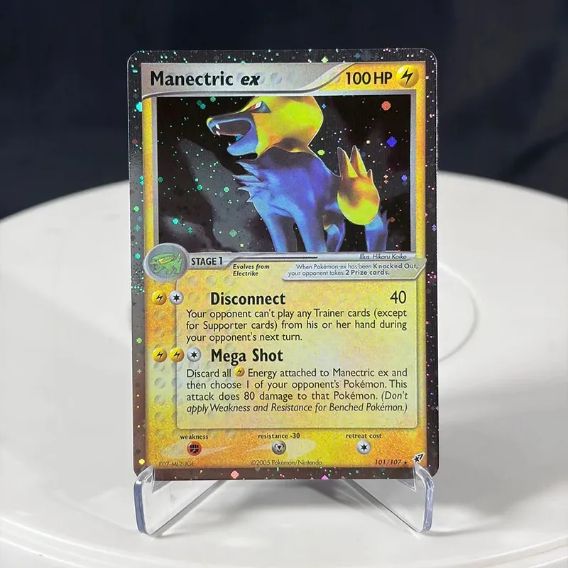 Karty proxy Seria EX Rayquaza Złota gwiazda Charizard Gengar Pikachu Hobby Hobby Kolekcje Kolekcja gier Karty Anime — image 20