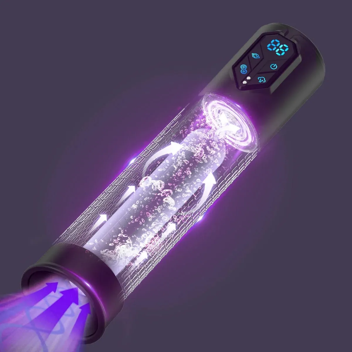 IPX7 Vandtæt elektrisk pumpe Peniserektionsforstørrelse Automatisk vakuumpumpe til mænd 4 suge onanerende sexlegetøj til mænd — image 1