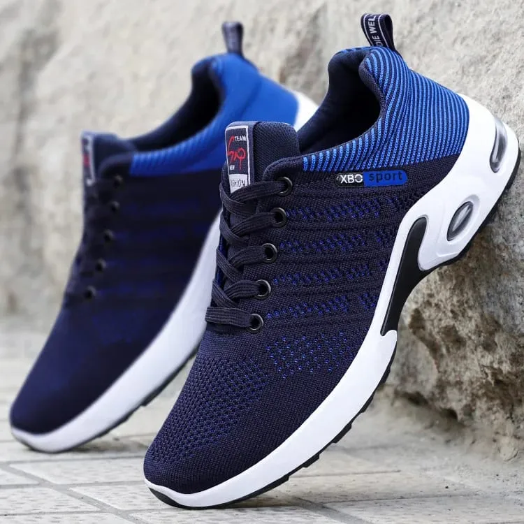 Neue, atmungsaktive, vielseitige Laufschuhe für Herren mit weicher Sohle, leichte, lässige Sportschuhe für Herren — image 2
