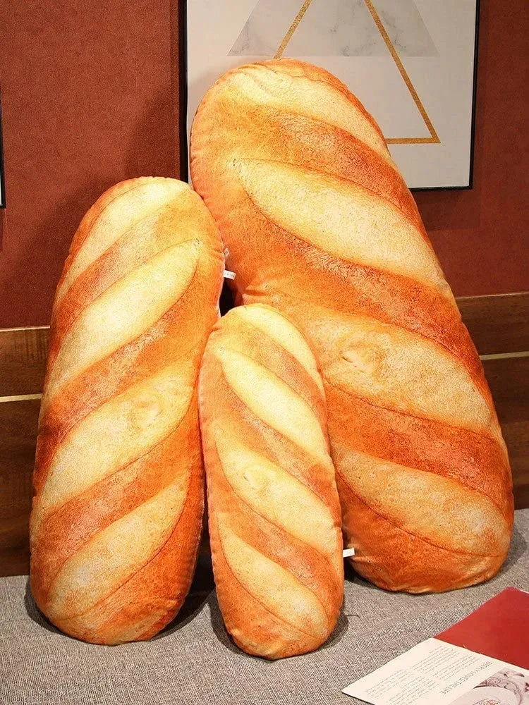 Simulazione 3D Pane Peluche Cuscino Morbido Burro Pane Tostato Cuscino Alimentare Cuscino Lombare Cuscino Farcito per La Decorazione Domestica — image 10