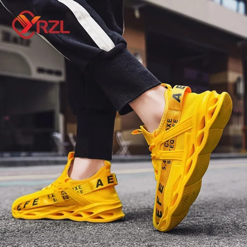 Mens Sneakers Lightweight Comfortable Mesh Breathable Sneakers Men Green Casual Shoes Thick Sole Running Shoes for Men