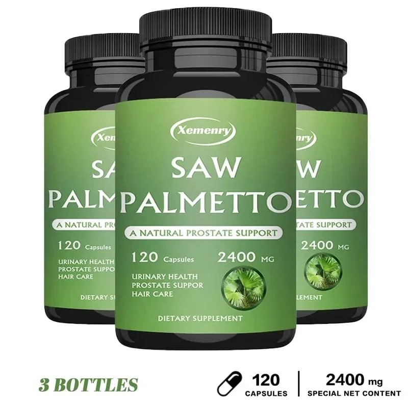 Saw Palmetto Capsules - การสนับสนุนต่อมลูกหมากป้องกันผมร่วง สุขภาพทางเดินปัสสาวะส่งเสริมการเจริญเติบโตของเส้นผม — image 8