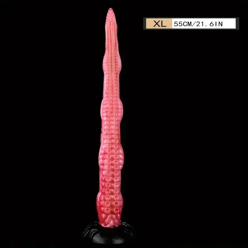 65cm 긴 엉덩이 플러그 흡입 컵 S M L XL XXL 판타지 문어 다리 딜도 라구 딜도 항문 구슬 5 크기 여성을위한 섹스 토이 남자 — image 19