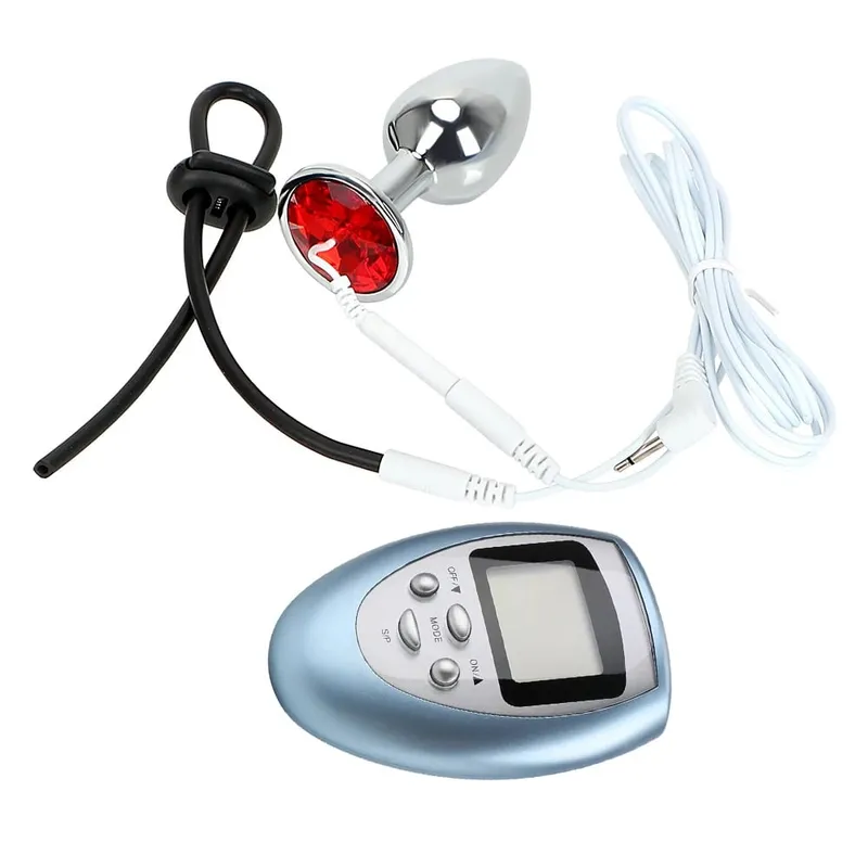 Elektrische Schok Penis Ring Anale Plug Voor Mannen Cock Exerciser Butt Dilatator Vrouwen Tepelklemmen Medische Stimulator Seksspeeltjes Volwassen 18 — image 8