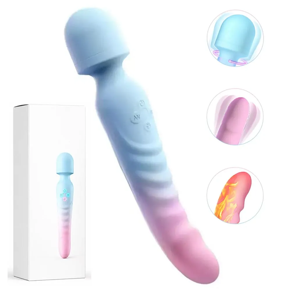 AV Vibrator untuk Wanita Kuat G Spot Dildo Tongkat Sihir Perangsang Kelentit 3 DALAM 1Vagina Massager Dewasa Mainan Seks untuk Wanita — image 1