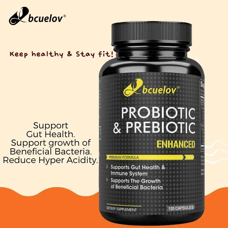 Les probiotiques et les prébiotiques soutiennent la santé intestinale et le système immunitaire Soulagent la constipation, les ballonnements, la mauvaise haleine, l'acné et les imperfections. — image 3