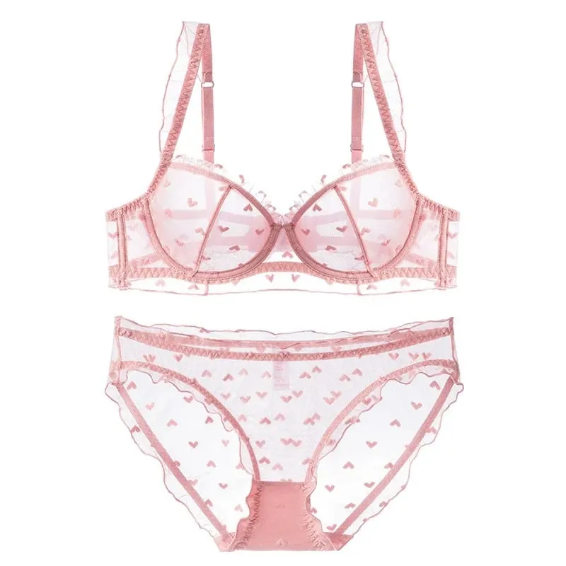 2025 ฤดูร้อน Minimizer Bra Ultra-Thin ไร้สายไม่มีฟองน้ำลูกไม้ Bralette PURE Sensual สนับสนุนหน้าอกใหญ่ SHEER Comfort