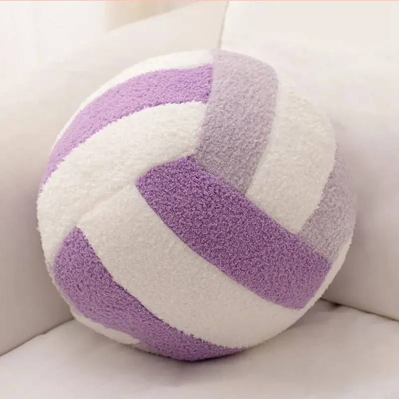 20/24cm Volleyball Sport Ball Plush Pillow Stuffed Interactive Indoor Home Game Prop Plushie Decor Gift — image 12