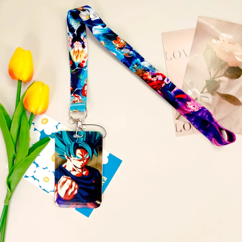 Dragon Ball Credential Holder Japanese Anime Lanyards for Key Neck Strap For Card Badge Gym Keychain Keyring Accessories Gifts — image 13