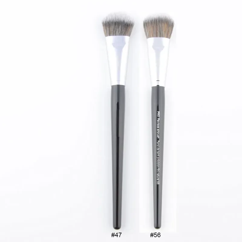 Nuevo #47 brochas de maquillaje base Pro base brocha de maquillaje líquido BB crema contorno pelo sintético herramientas cosméticas exquisitas — image 18