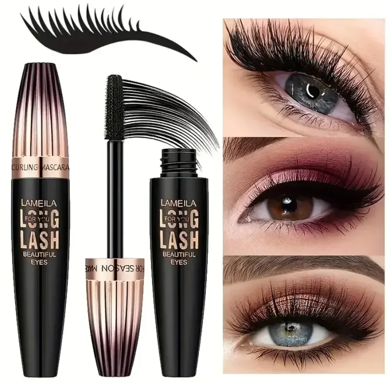 Waterdichte 4D Mascara Dikke Lange Smudge-proof Mollige Gecodeerde langdurige Curling Grote Oogmake-up Makeup Tools